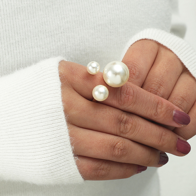 High-end Jewelry, Ring From Pearl, Suitable For Import, European Style, Wish, On Index Finger