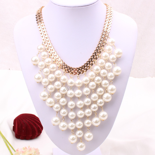 Necklace From Pearl, False Collar, Accessory, European Style, Aliexpress, Wholesale